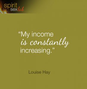 my income is constantly increasing.