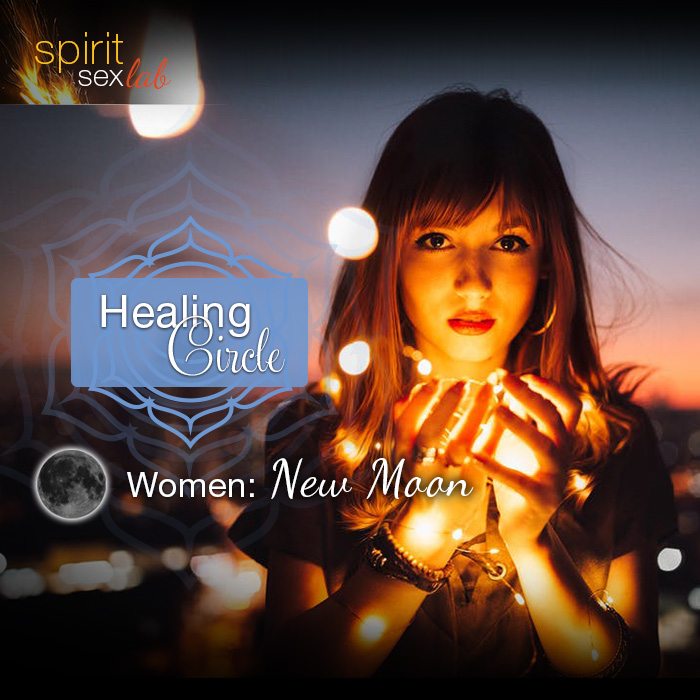 healing circle women: new moon
