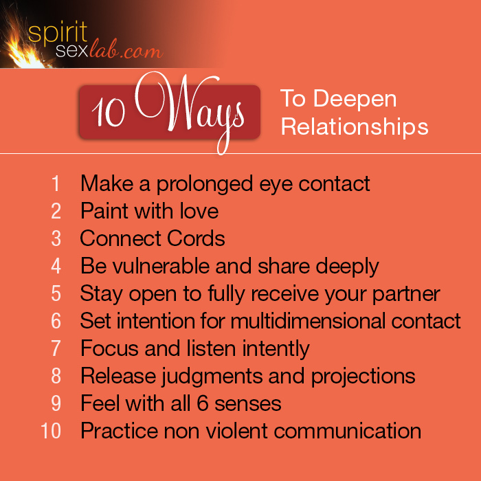 Deepen Relationships